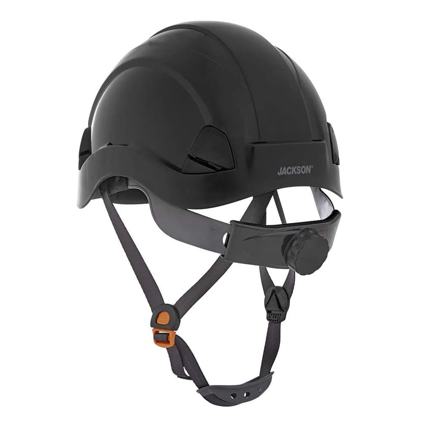 Jackson Safety CH300 Climbing-Style Hard Hat - Non-Vented Construction Helmet with Chin Cup - ANSI Z89.1 & OSHA Compliant - (Multiple Colors)