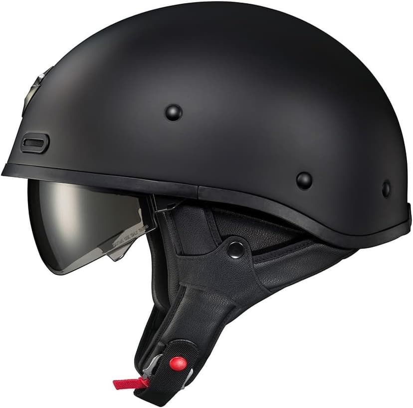 ScorpionEXO Covert X Open Face Half Shell 3/4 Mode Motorcycle Helmet Comm Ready Speaker Pockets DOT