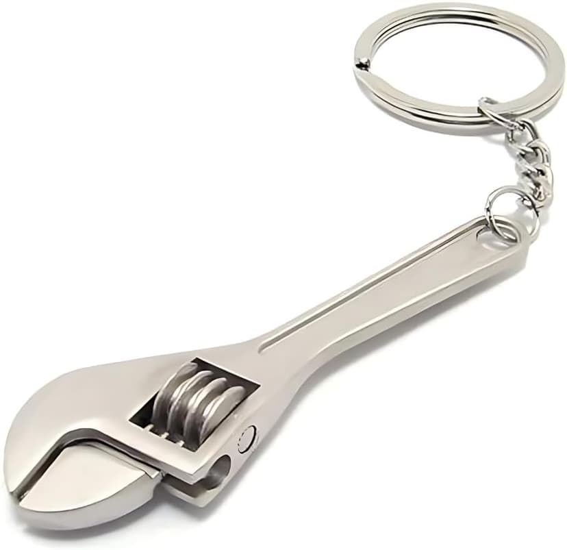5pc Car Lovers Key Chain Set - Manual Gear Shifter | Wheel Rim | Spanner | Turbo | Brake Disc Keychain | Auto Enthusiast Gift Set | Car Truck Bike | Parts Keyring B0BZ8L2BS2