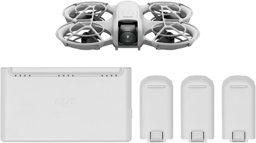 DJI Neo Three-Battery Combo, Mini Drone 4K UHD Camera for Adults, 135g Self Flying Drone That Follows You, Palm Takeoff, Subject Tracking, QuickShots, Stabilized Video (Controller-Free)