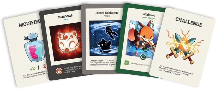 Unstable Games Here to Slay Card Game - Fantasy Adventure Strategy Game for 2-6 Players, Ages 10 and Up - Family Game Night Card Game from the Creators of Unstable Unicorns