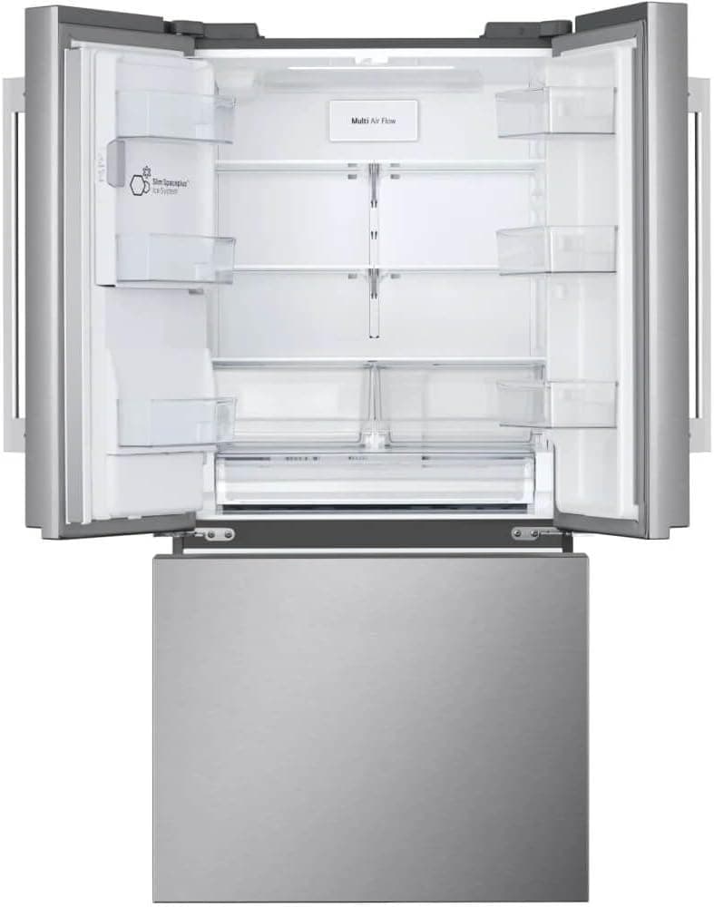 LG LF25H6330S 24.5 cu ft French Door Refrigerator – External Water & Ice Dispenser, White