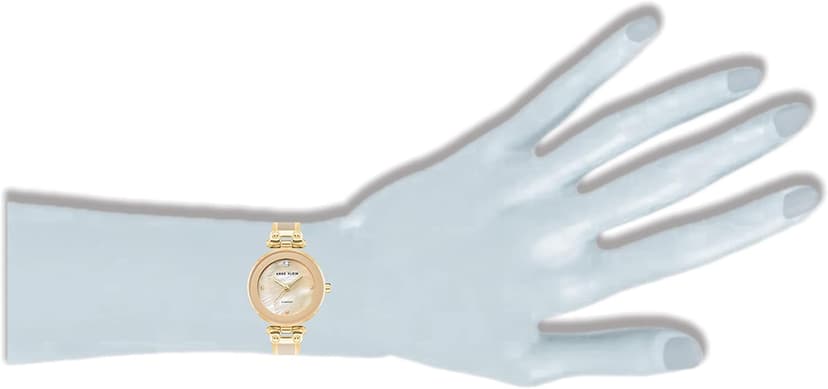 Anne Klein Women's Genuine Diamond Dial Bangle Watch