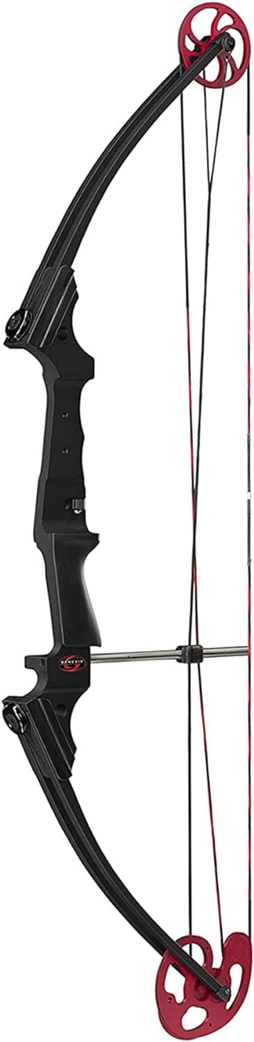 Genesis Archery Original Lightweight Compound Bow with Adjustable Aluminum Riser, 15"-30" Draw Length, 10-20 lb Draw Weight, for Kids and Adults, All Skill Levels