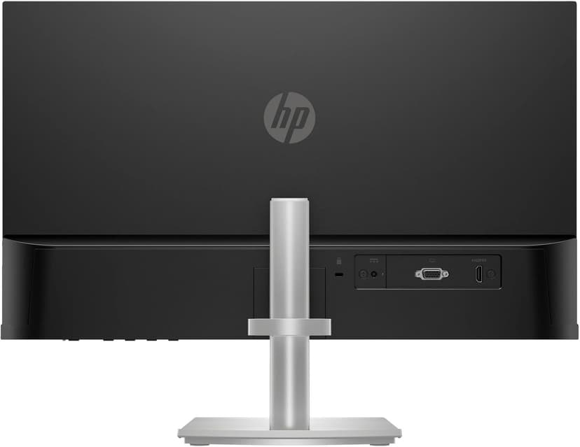 HP 24" 100 Hz IPS FHD (1920x1080) 99% sRGB Display Monitor Adjustable Tilt, Height Adjust, Flicker Free, Anti-Glare, Low-Blue Light Filter, Eye Ease, Black/Silver w/DKZ Hub USB Port Expander