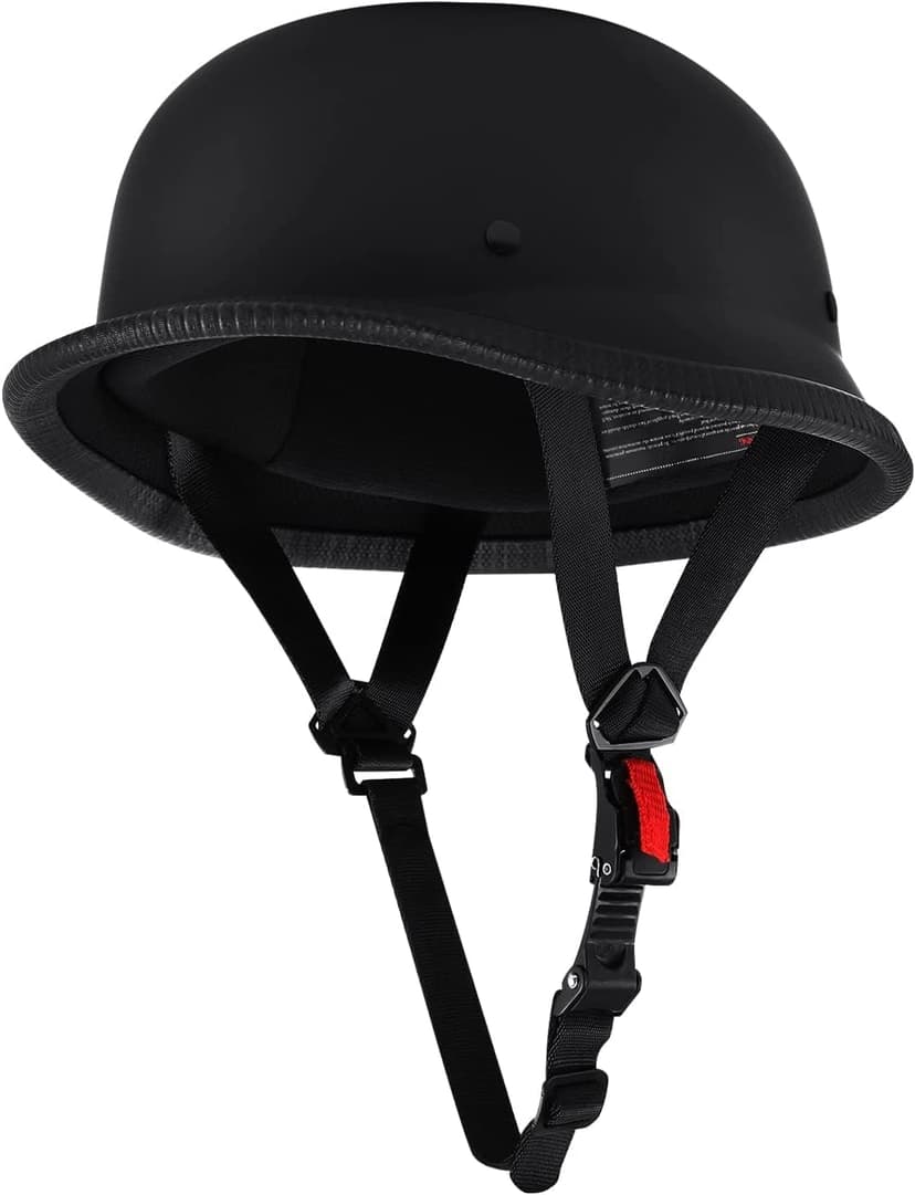 Half Motorcycle Helmet Halfs Shell Helmet German Style Motorcycles Helmets