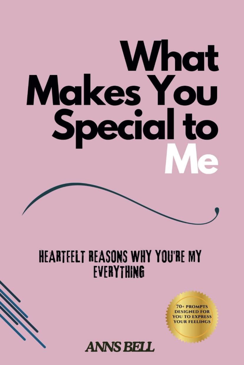 What Makes You Special to Me: 70 Heartfelt Reasons Why You're My Everything – A Fill-in-the-Blank Gift Book for Couples, Perfect for Anniversaries and Valentine’s Day (Full Color)