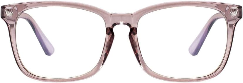 MAXJULI Blue Light Blocking Glasses,Computer Reading/Gaming/TV/Phones Glasses for Women Men(Light Coffee)