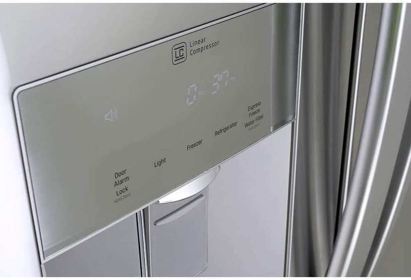 LG LFDS22520S - Refrigerator/Freezer - French Door Bottom Freezer with Water Dispenser - Stainless Steel