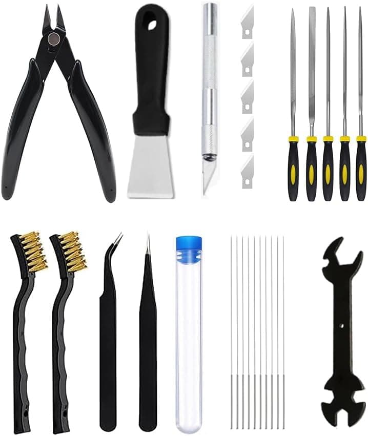 3D Printer Tools Kit, 28pcs 3D Printer Accessories for All FDM/SLA Printers with Storage Case, for Bambu Lab, Ender 3, Kobra, etc.