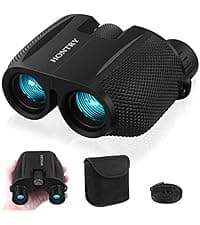 Hontry Binoculars for Adults and Kids, 10x25 Compact Binoculars for Bird Watching, Theater and Concerts, Hunting and Sport Games