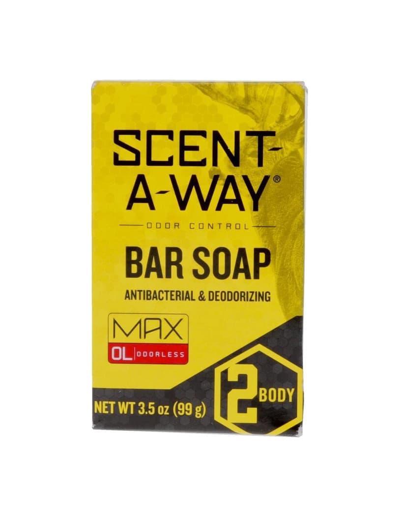 Hunters Specialties Scent-A-Way MAX Bar Body Soap - Hunting Odorless Green Soap Scent Eliminator for Hunters, Trappers, Anglers, and Campers - 3.5 Oz Bar B00TP7N51K