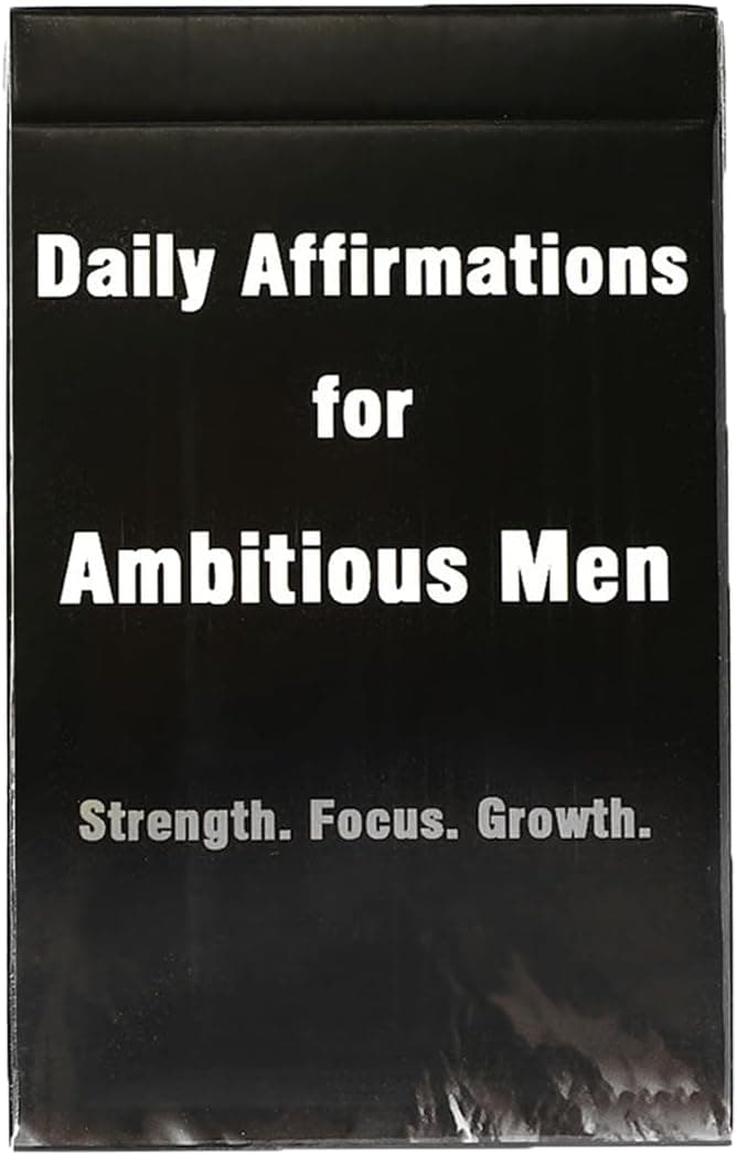 Motivation & Encouragement, Birthday, Christmas & Valentine's Day Gifts for Him, Boyfriend, Husband, Dad, Son, Boss & Friends Daily Affirmation Cards for Men - Meaningful Inspirational Gifts B0FLJG4FP7