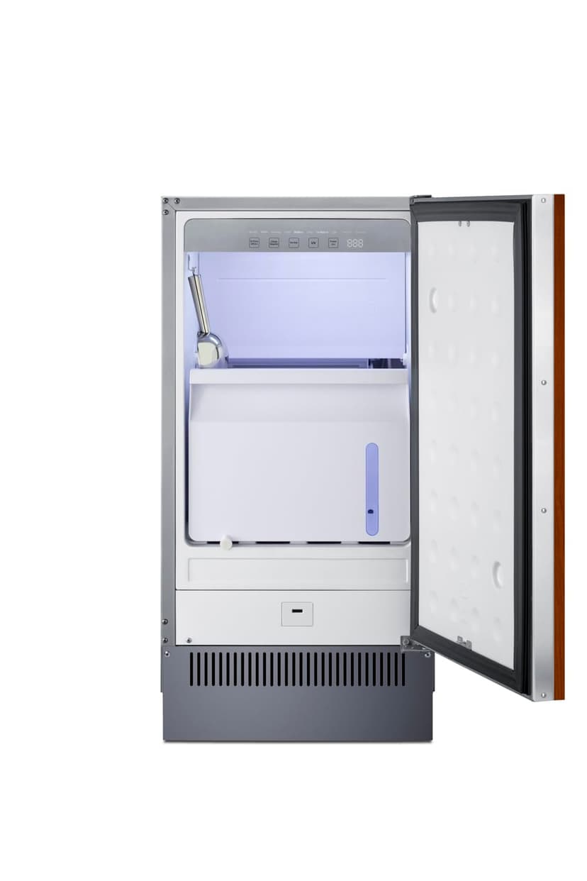 Summit 18" Clear Ice Maker, 60 lb. Production Capacity, Panel Ready*- BIM182IF (*Panels not Included)