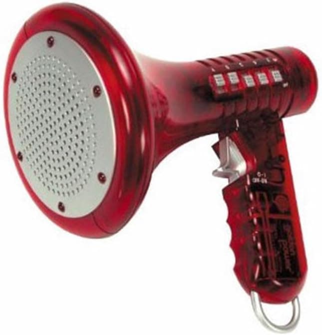 Toysmith Tech Gear Multi Voice Changer – Megaphone Toy with 8 Voice Effects and LED Lights – Fun Outdoor Toy for Kids Ages 5+ – Cool Gag Gifts or Birthday Gift Idea – Colors May Vary, Battery Included