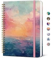 2026 Planner, Weekly and Monthly Calendar Planner, January 2026 - December 2026, Hardcover 2026 Calendar Book with Tabs For Women & Men, Inner Pocket, Spiral Bound, Perfect for Office Home School Supplies - A5 (6.3" x 8.5"), Pink