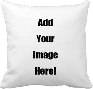 Shop&Three Custom Design Photos or Text Outdoor/Indoor Throw Pillowcase,Personalized Pet Photo Pillow, Love Photo Throw Pillowcases, Wedding Keepsake Throw Pillow Covers 20" x 20" B06X99VHBD