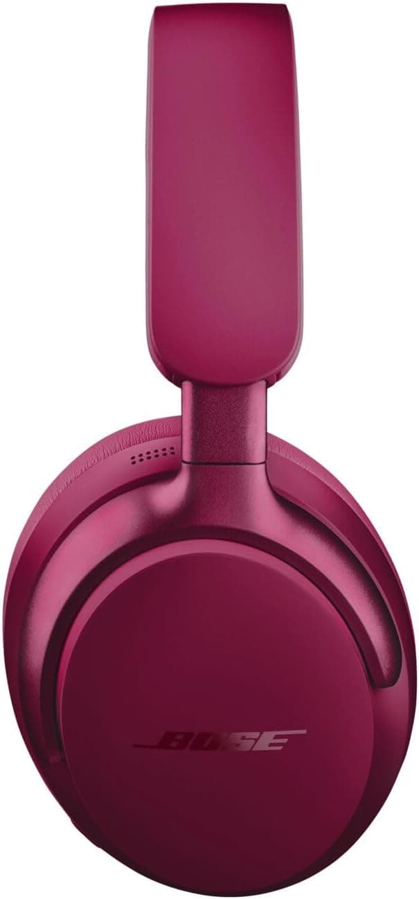 Bose QuietComfort Ultra Bluetooth Headphones, Wireless Headphones with Spatial Audio, Over Ear Noise Cancelling with Mic, Up to 24 Hours of Playtime, Deep Plum - Limited Edition Color