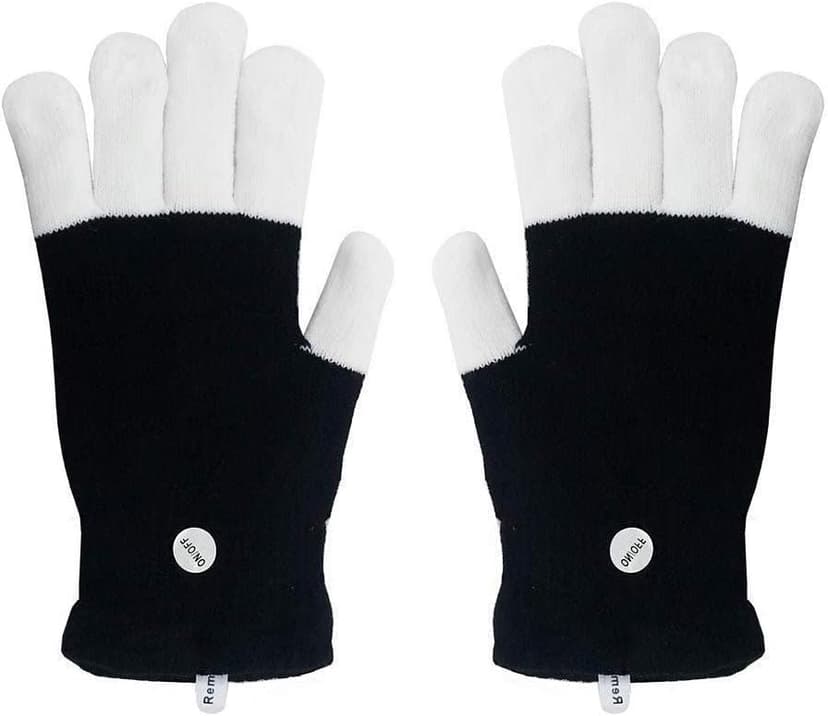 Luwint Children LED Finger Light Up Gloves - Glow Flashing Cool Fun Toys for Kids, Boy Girl 7-12 Years