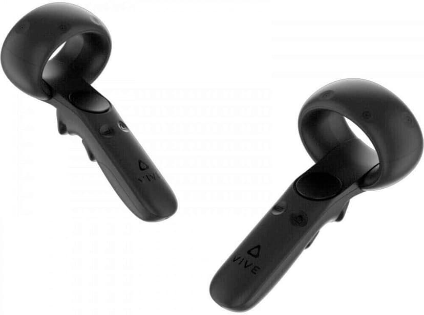 HTC Vive Pro Focus Plus 6DOF VR Headset in Almond White Bundle Including VR Headset, Controllers, face Cushion, QC 3.0 Charger and USB Type-C Cable