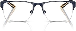 Armani Exchange mens Ax1068 Rectangular Prescription Eyewear Frames