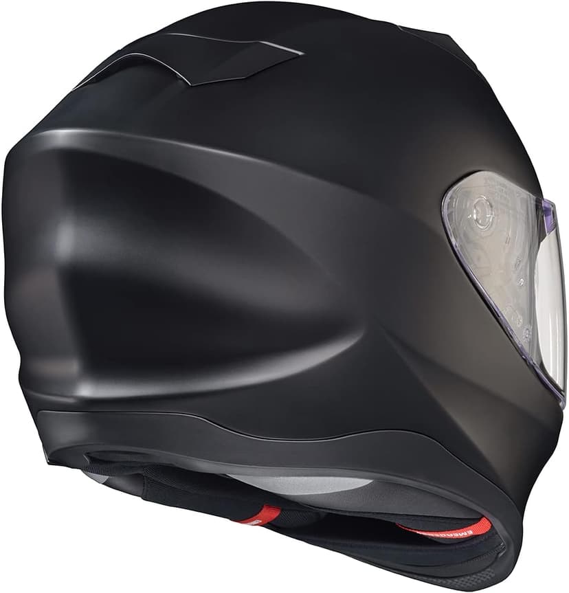 ScorpionEXO T520 Full Face Touring Motorcycle Helmet with Bluetooth Ready Speaker Pockets DOT ECE Approved Solid (Matte Black - X-Large)