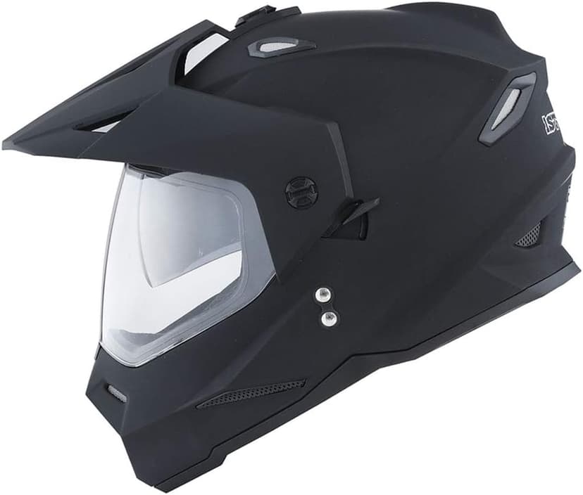 1Storm Dual Sport Motorcycle Motocross Off Road Full Face Helmet Dual Visor: HF802
