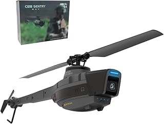 C128 Scout Drone with 1080P Camera, Military Remote Control Helicopter, 2.4G Aerial Vehicle Reconnaissance, Take Off/Landing, 6-Axis Gyro