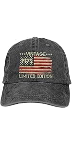 60th Birthday Gifts for Men Women Vintage 1965 Hat Cool 60th Birthday Gifts