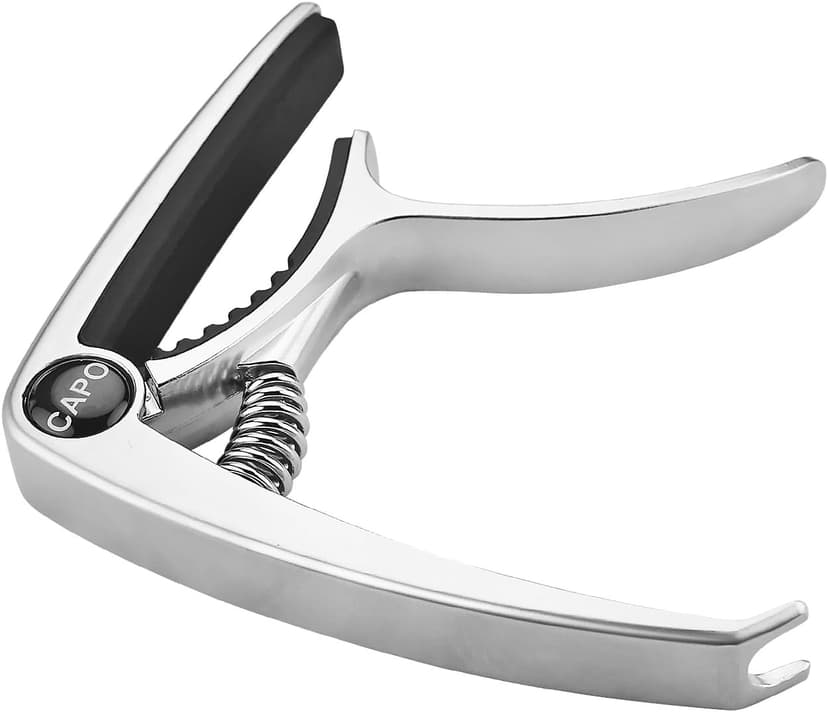 Guitar Capo, Capo for acoustic guitar, Capo for electric guitar, acoustic guitar capo 6 string, Guitar Capo for acoustic, Kapo, Guitar capos（Silver）