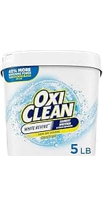 OxiClean White Revive Laundry Whitener and Stain Remover Power Paks, 24 Count