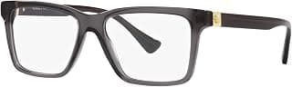 Versace VE3328-5389 Eyeglass Frame TRANSPARENT GREY w/DEMO LENS 56mm