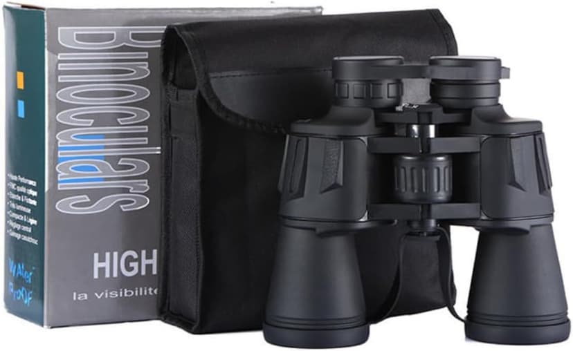 10x50 Magnification Professional High-Power Binoculars for Adults – HD Vision with 50mm Objective Lens, K9 Prism, Durable Design for Bird Watching, Hunting, Stargazing, Sports & Outdoor