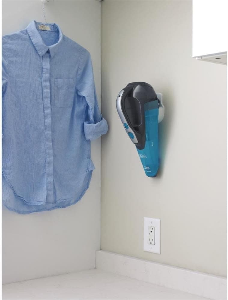 BLACK+DECKER dustbuster AdvancedClean Cordless Wet/Dry Handheld Vacuum, Titanium (HLWVA325J21)