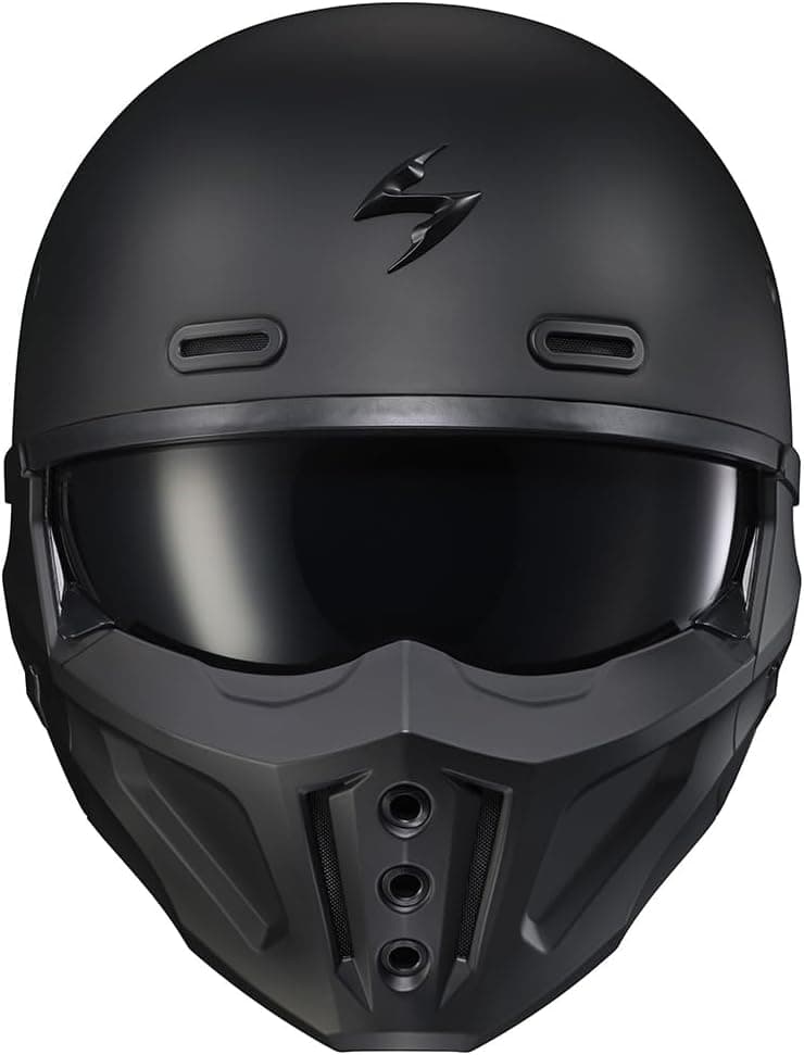 ScorpionEXO Covert X Open Face Half Shell 3/4 Mode Motorcycle Helmet Comm Ready Speaker Pockets DOT