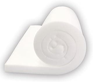 FOAMYFOAM High Density 3 inch Thick, 24 inch Wide, 72 inch Long Upholstery Foam, Cushion Replacement