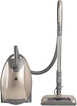 Kenmore Elite 81714 Pet Friendly Ultra Plush Lightweight Bagged Canister Vacuum with Pet PowerMate, HEPA, Extended Telescoping Wand, Retractable Cord, and 3 Cleaning Tools-Champagne