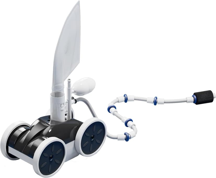 MAKHOON Upgrade Pool Pressure Side Sweeper – Professional Pool Cleaner for Efficient Swimming Pool Cleaning, Stable 4-Wheel Structure Design