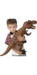 Gzsbaby 6 Piece Jumbo Dinosaur Toys for Kids 3-5 and Toddlers, Large Soft Dinosaur Toys for Lovers - Perfect Party Favors, Birthday Gifts