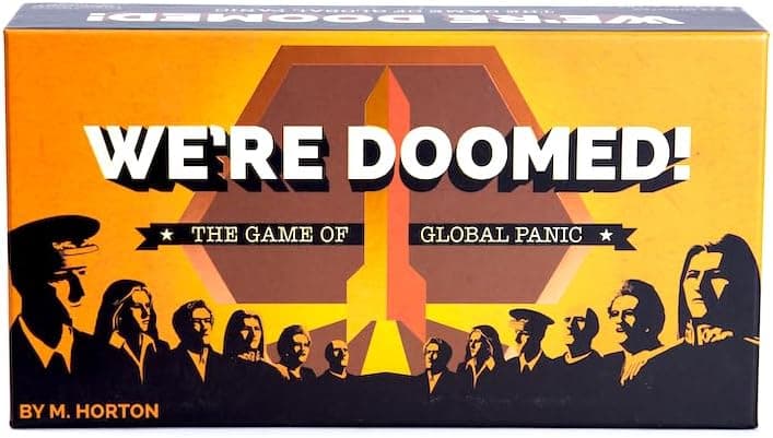 We're Doomed! - Apocalypse Survival Board Game - Cooperative Strategy for 4-10 Players - 15-Minute Race to Escape - Ideal for Competitive Game Nights & Group Gatherings