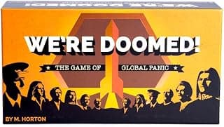 We're Doomed! - Apocalypse Survival Board Game - Cooperative Strategy for 4-10 Players - 15-Minute Race to Escape - Ideal for Competitive Game Nights & Group Gatherings