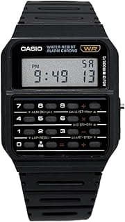 Casio CA53W Vintage Series | Data Bank | 1/100 SEC Stopwatch | Water Resistant | 8 Digit Calculator | Dual Time | Resin Band | Resin Case | Auto Calendar | Daily Alarm | 5 Year Battery