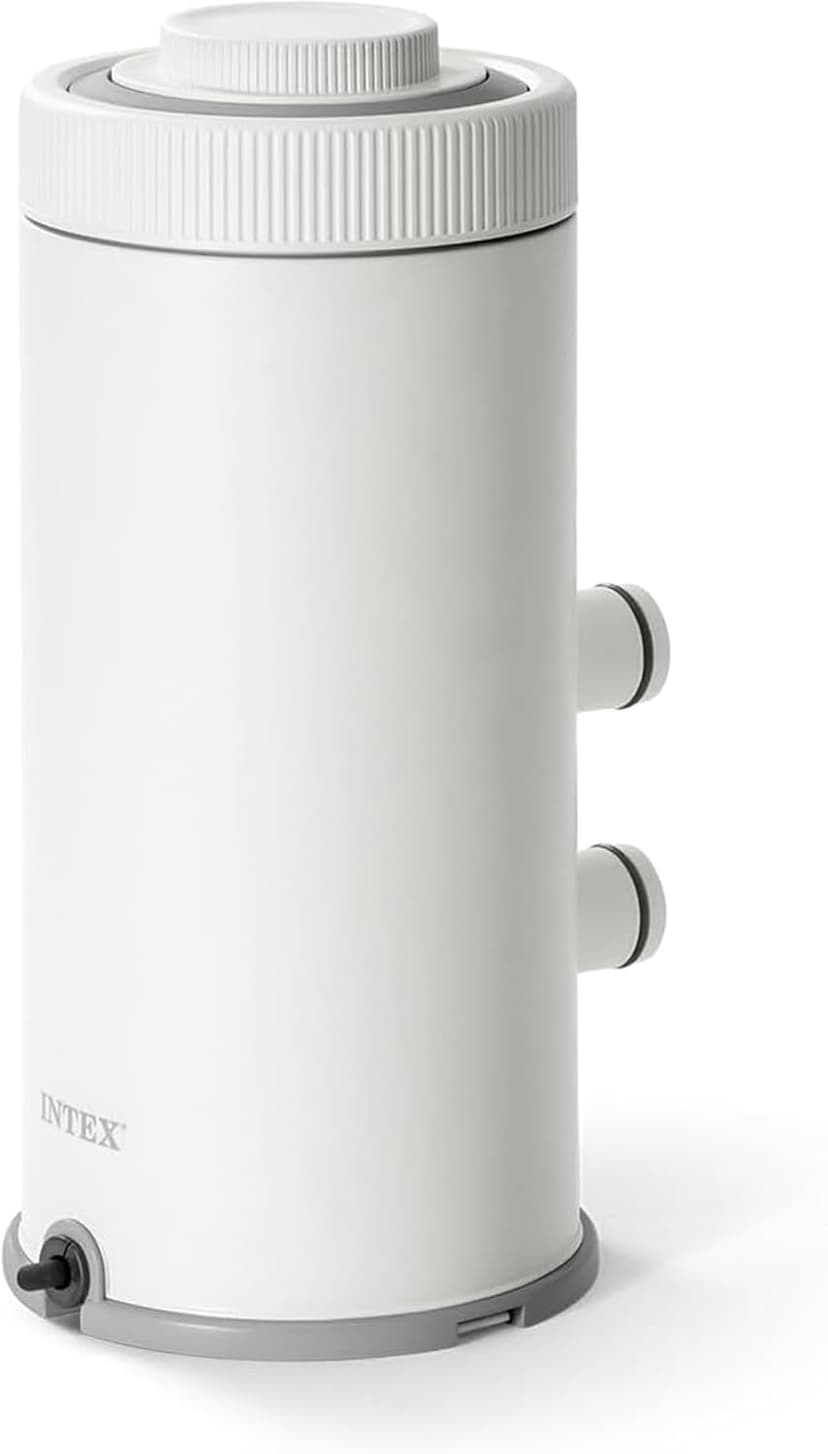 INTEX C530 Cartridge Filter Pump for Above Ground Pools: 530 GPH Pump Flow Rate - Auto Timer - HydroAeration Technology - Includes Type A Filter Cartridge - Turnover Rate/System Flow 475 GPH