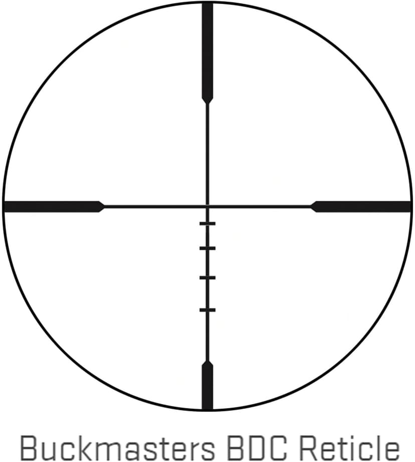 SIG SAUER Buckmasters 3-12x44mm 1" Tube Second Focal Plane/SFP/F2 Durable Shockproof Waterproof Fogproof Black Riflescope