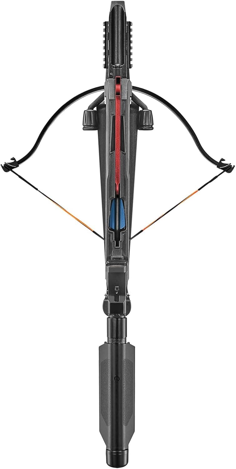 EK Archery Repeating Adder Crossbow 130 lb Cross Bow with 5 Shot auto-loading Magazine Includes 15 Carbon Arrows Bolts. Urban Preppers, Bushcraft, Home Defense, Target Shooters, Small Game Bow Hunting