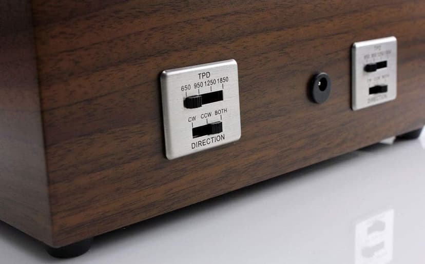 Heiden Double Watch Winder in Walnut - Automatic Watch Window for 2 Watches - Japanese Motor - Zero Magenetization - Use Batteries or Adapter Dual Watch Winder for Automatic Watches for Rolex