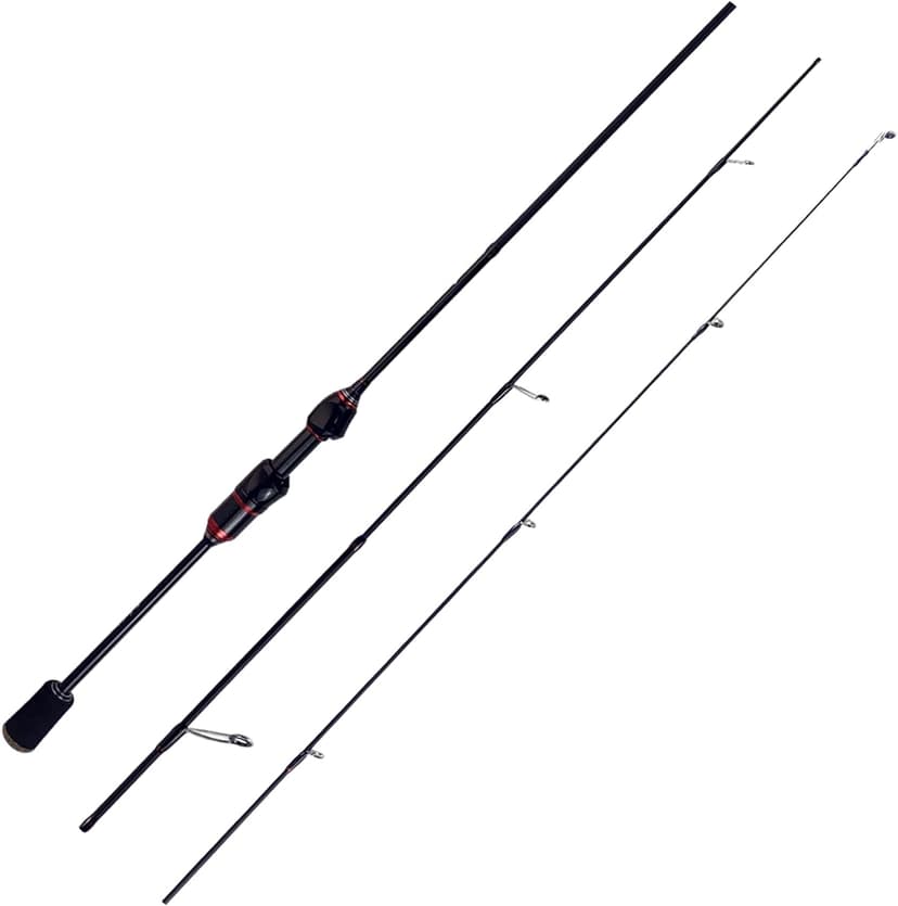 Aventik EchoLite Fishing Rod Ultralight Bass Fishing Pole with Lure 2-8g High Carbon UL Trout Spinning Casting Rod Line Weight 2-6LB