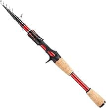 EOW XPEDITE LITE Portable Telescopic Fishing Rods & Combo, Spinning & Casting Fishing Poles, 24T Carbon Rod Blanks, Solid Carbon Tip, Split Cork Grips, Travel Rod, Combos with 5+1BB Spinning Reel