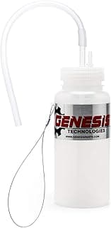 Genesis Universal 1 Person Brake Bleeder Bottle with a Stainless Steel Cable Mount and 12 Inch Fluid Tube