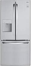 LG LFDS22520S - Refrigerator/Freezer - French Door Bottom Freezer with Water Dispenser - Stainless Steel